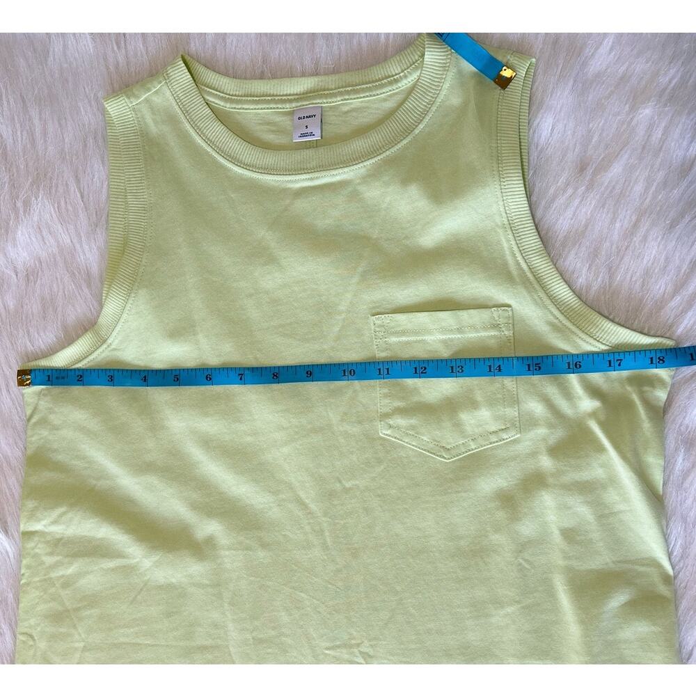 NWT OLD NAVY Sleeveless Vintage Mini Shift Front Pocket Green Dress Size Small - Picture 5 of 7